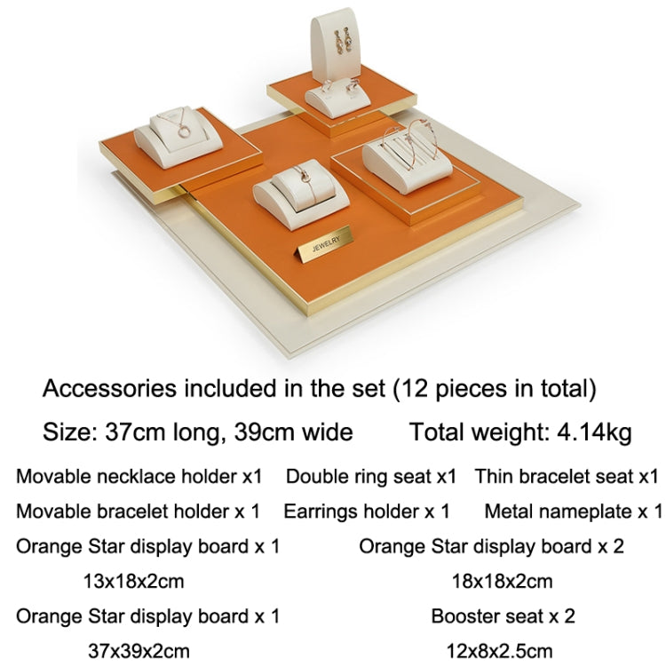 Jewelry Display Stand Necklace Earrings Display Counter Props Set 4 - Jewelry Storages by PMC Jewellery | Online Shopping South Africa | PMC Jewellery