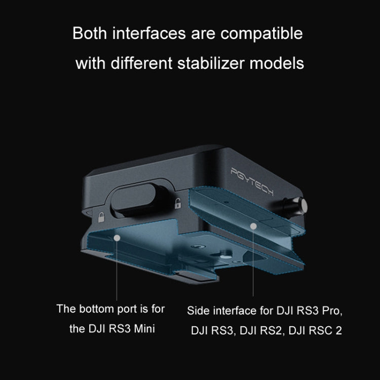 For DJI RS3 Mini/RS3 PGYTECH Quick Release Plate Gimbal Base(P-RH-167) -  by PGYTECH | Online Shopping South Africa | PMC Jewellery