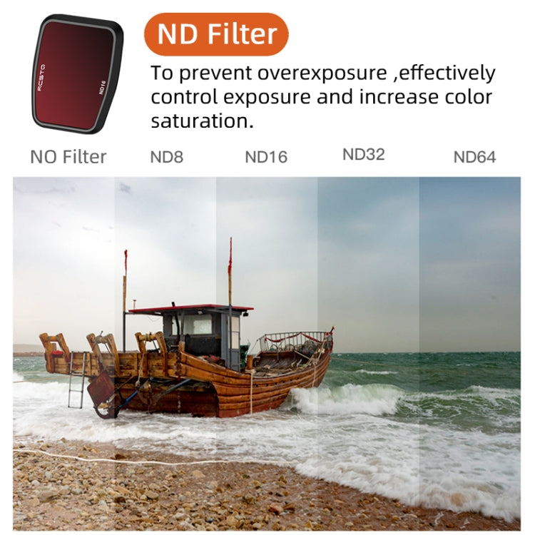 For DJI Air 3 RCSTQ Multi-Layer Coating Waterproof  Filter, Spec: NDL-PL16 -  by RCSTQ | Online Shopping South Africa | PMC Jewellery | Buy Now Pay Later Mobicred