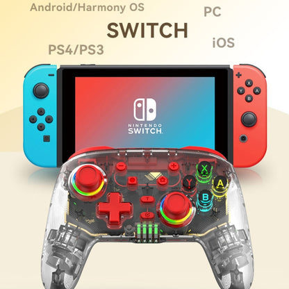 For PS3 / PS4 Dual Vibration Wireless Gamepad With RGB Lights(Green) - Gamepads by PMC Jewellery | Online Shopping South Africa | PMC Jewellery