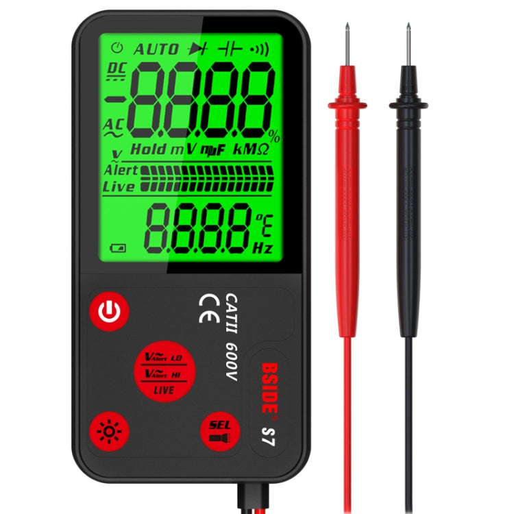 BSIDE ADMS7 Smart Thin Digital Multimeter Counts DC AC Voltmeter, Model: Charging Model With Tool Package - free shipping - PMC TechLife - Order now!