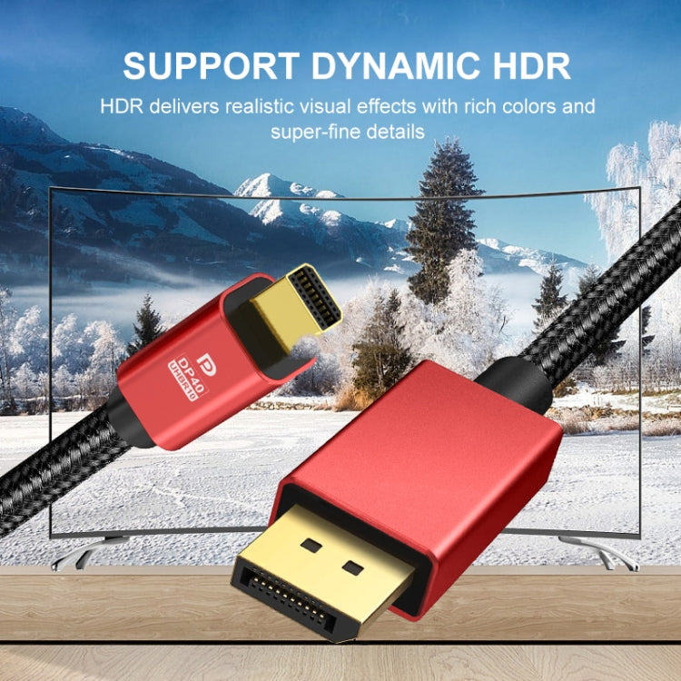 1m Version 2.1 Mini DP To DP Cable Monitor Computer Video Adapter Cable 30AWG OD6.3MM -  by PMC TechLife | Online Shopping South Africa | PMC TechLife | Buy Now Pay Later Mobicred