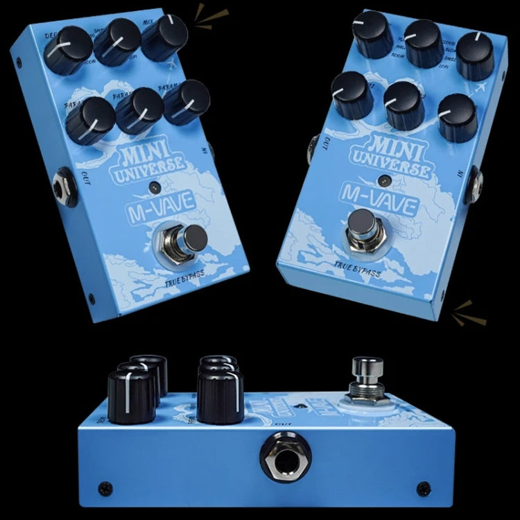 M-VAVE Guitar Monoblock Effects Digital Modeling Reverb Effects(Sky Blue) - free shipping - PMC TechLife - Order now!
