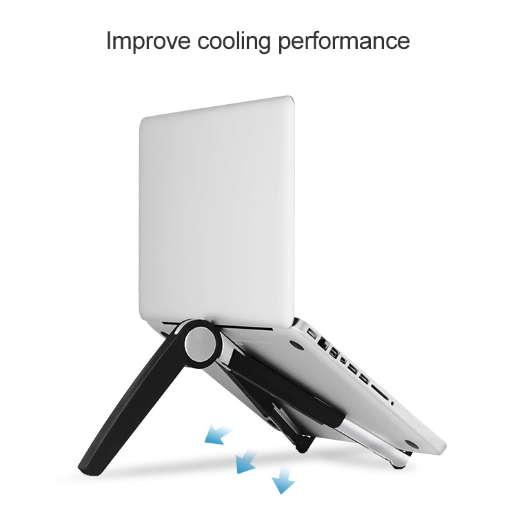 Tablet PC Laptop Desktop Bracket Cooling Triangle Bracket(Black) - Laptop Stand by PMC TechLife | Online Shopping South Africa | PMC TechLife
