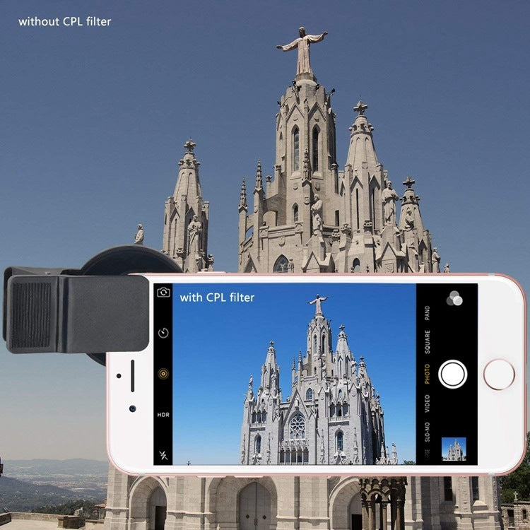 ZOMEI Camera Filter 37MM CPL Polarizer Mobile Phone External Lens(Black) - Others Lens by ZOMEI | Online Shopping South Africa | PMC TechLife