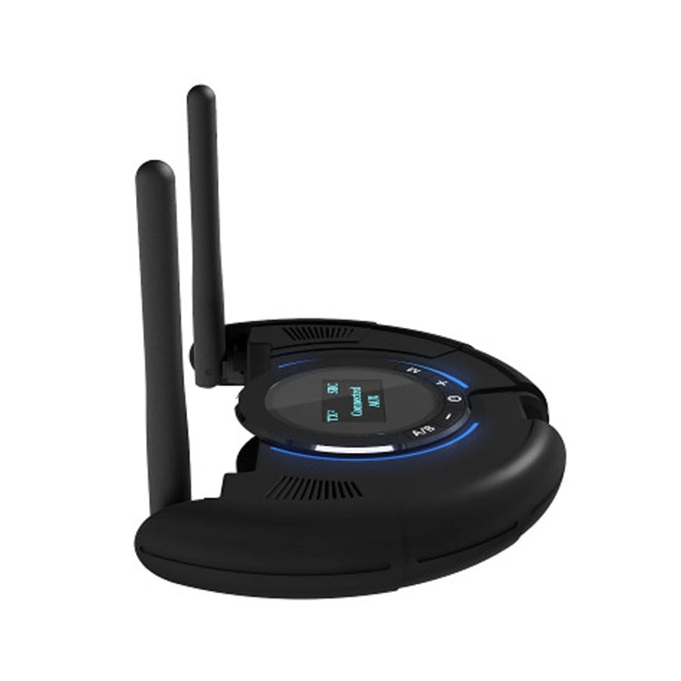TX800 Optical Fiber Bluetooth 5.0 Transmitter Receiver Audio Adapter with Dual Antennas & OLED Display - Audio Receiver Transmitter by PMC TechLife | Online Shopping South Africa | PMC TechLife
