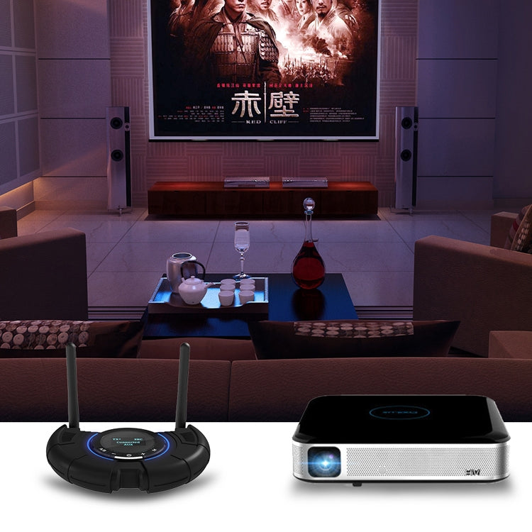 TX800 Optical Fiber Bluetooth 5.0 Transmitter Receiver Audio Adapter with Dual Antennas & OLED Display - Audio Receiver Transmitter by PMC TechLife | Online Shopping South Africa | PMC TechLife