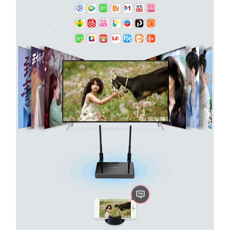 Z2 Wireless HDMI Screen Display Dongle Receiver + Transmitter Kit(Black) - Wireless Display Dongle by PMC TechLife | Online Shopping South Africa | PMC TechLife