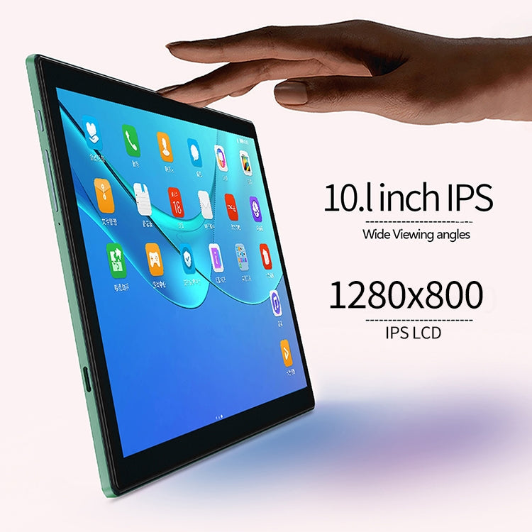 BDF P50 4G LTE Tablet PC, 10.1 inch, 8GB+128GB, Android 12.0 MTK6762 Octa Core, Support Dual SIM & Bluetooth & WiFi, EU Plug(Green) - free shipping - PMC TechLife - Order now!